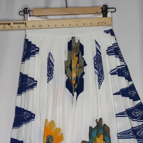 Dorothy Shoelen Skirt Set‎ 6 Cropped Jacket Full A-Line Midi Abstract Floral Y2K - Picture 10 of 15